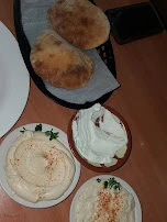Starter Combo Hummus Eggplant Salad Garlic Dip